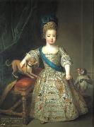 Circle of Pierre Gobert Portrait of Louis XV as a child oil